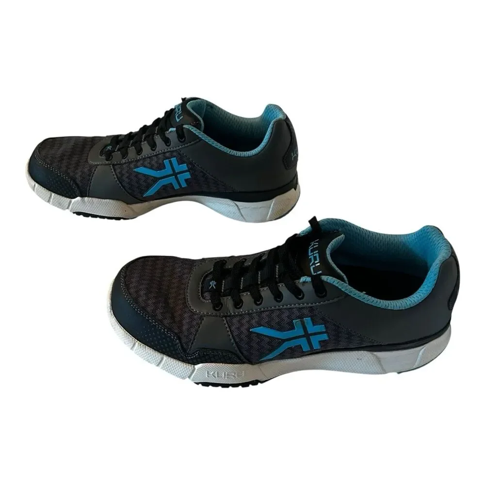 Kuru Quantum Comfort Walking Gym Shoes Gray Teal White Women’s Size 8.5